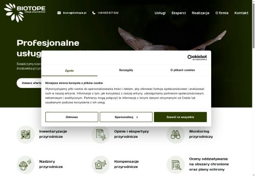 BIOTOPE USŁUGI PRZYRODNICZE MACIEJ ŁOCHYŃSKI